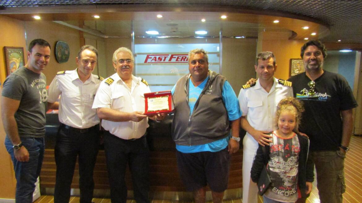 Ο Α.Ο. Μυκόνου τίμησε τις ακτοπλοϊκές εταιρίες Fast Ferries και Golden Star Ferries